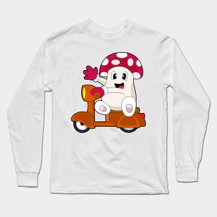 Mushroom Scooter Long Sleeve T-Shirt